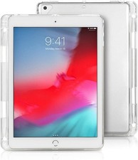 Case for iPad mini 1/2/3/4/5 Clear Ultra-Thin Soft TPU Back Cover with Pen Holde picture