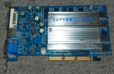 Club3D nVIDIA GeForce FX5200 128MB DDR1 AGP VGA card PASSIVE FULL WORK picture