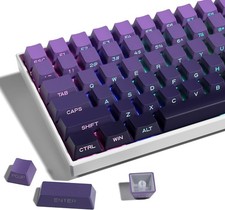 XVX Side Print Keycaps Shine Through Double Shot PBT Keycaps Custom 115 Key Set picture