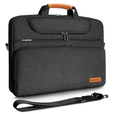 DOMISO 17 17.3 18 Inch Laptop Bag, Waterproof Business 17 - Inch, Black  picture