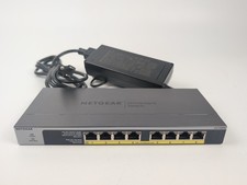 NETGEAR GS108PP 8-Port Gigabit Ethernet 123W PoE+ Unmanaged Switch w/ AC Adapter picture