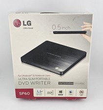 LG Model SP60 Ultra Slim Portable DVD CD Writer: Mac Windows Compatable - Tested picture