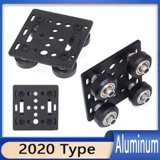 3D Printer 2020 Aluminum Profile Pulley V-Slot Build Gantry Plate Black picture