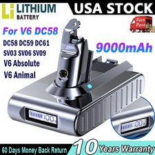 21.6V 9500mah Battery for Dyson V6 SV04 DC58 DC59 DC61 DC62 DC72 DC74 Battery picture