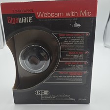 Gigaware 25-1177 1.3MP Webcam with Microphone Brand New Sealed Free-Shipping picture