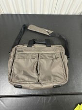 Ebags Laptop Messenger Travel Bag Black And Blue With Orange Interior picture
