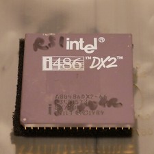 Vintage Intel 486 A80486DX2-66 66 MHz SX750 CPU Tested & Working 03 picture