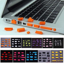 16Pcs/Set Universal anti Dustproof Notebook Port Plug Silicone Protector USB Ela picture