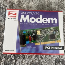 Zoom 56K V.92/V.90 PCI Internal Modem Model 3030 Sealed picture