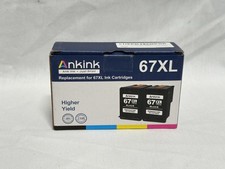 Ankink 67XL Black Ink Cartridges Higher Yield (2 Pack) picture