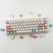 Cute MOA Profile Keycaps,126 Keys Custom PBT Keycaps 60 65 75 Percent, Dye-Su... picture
