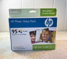 HP Photo Value Pack Custom 95 Series TWO Tri-Color Ink Cartridges EXP 11/08 picture