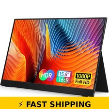 VILVA 15.6'' Portable Monitor - 1080P FHD IPS Display with Speakers picture