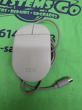 Vintage IBM 2-Button Rollerball Mouse 34G1913 93F2379 PS2 picture