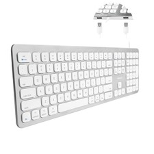 Wired Keyboard for Mac with USB Ports for - Apple Keyboard for MacBook /, iMa... picture
