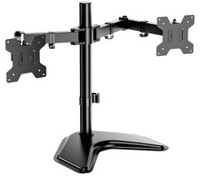 WALI Dual Monitor Stand for Desk, Monitor Stands for 2 Monitors up to 30 inches picture