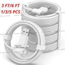 Wholesale Bulk 3Ft 6Ft USB Cable For iPhone XR SE 6 7 8 11 12 13 14 Charger Cord picture