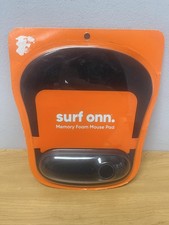Surf Onn. Memory Foam Mouse Pad Wrist Rest Non-Slip Black 100027823 Ergonomic picture