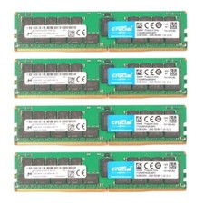 New Crucial 128GB (4X32GB) DDR4 2666MHz ECC Registered Memory Ram CT32G4RFD4266 picture