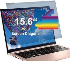 15.6 inch Diagonal Blue Light Blocking Screen Protector Filter for Apple MacBook picture