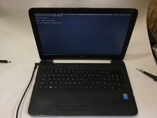 HP NOTEBOOK 250 G5 - I3 5005U - 4GB RAM - NO OS - BOOTS TO BIOS - READ DESC - BB picture