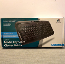 Logitech Media Keyboard PS/2 Black English QWERTY Multimedia, 967560-0403 picture