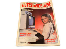 INTERFACE AGE MAGAZINE VINTAGE OCT 1981 RARE LAST ONE QTY-1 picture