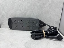 Belkin SurgeMaster F9G1032‑10‑GRY 10‑Outlet Surge Protector 9ft Cord 650J Tested picture
