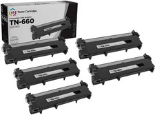 LD 5pk Compatible HY Black Laser Cartridge Set for Brother Toner TN660 Printer picture