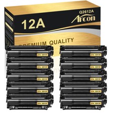 10PK Q2612A Toner High Yield for HP 12A LaserJet 1015 1020 1022n 3050 3055 M1319 picture