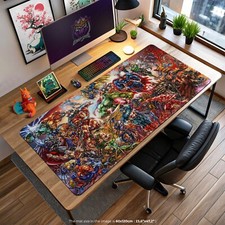 Epic Marvel Superheroes Gaming Mouse Pad - Avengers Desk Mat, Marvel Desk Setup picture