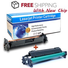 2PK Combo 1x CF217A Toner w/Chip + 1x CF219A 19A Drum for HP M102w M130nw M130fn picture