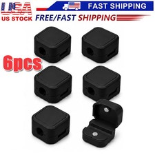 6PCS Cable Organizer Magnetic Desktop Wire Clip Phone Charging Cord Holder picture