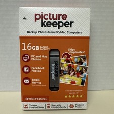 Picture Keeper 16GB Backup USB Drive PK16 Stores All Your Pictures NIB picture
