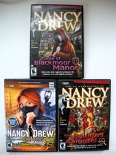 NANCY DREW Mystery Adventure Lot of 3 HER Interactive Games WIN MAC #s 8 11 29 picture