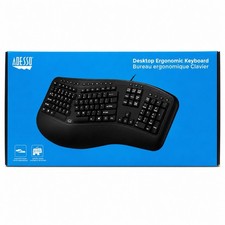 Adesso Tru-Form Media 150 AKB-150UB Ergonomic USB Wired Keyboard New Open Box picture