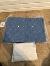 American Eagle Outfitters Blue Denim Laptop Sleeve with Removable Pen Pouch AEO picture