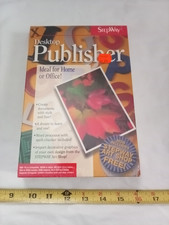 stepway desktop publisher ibm tandy (PC) Complete, Vintage. SEALED. picture