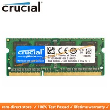 CRUCIAL 8GB DDR3L 1600 PC3-12800 Laptop SODIMM 204-Pin Memory RAM DDR3 1x 8G picture