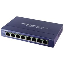 Netgear ProSafe 8-Port Gigabit Ethernet Unmanaged Switch (GS108) - Blue picture