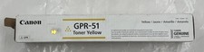 CANON GENUINE TONER CARTRIDGE GPR-51 YELLOW TONER FOR C250 / C225 / C350 / C355 picture
