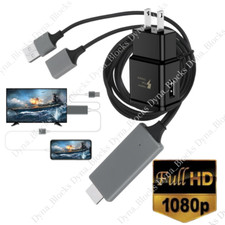 1080P HDMI Mirroring Cable Phone to TV HDTV Adapter Cord For iPhone iPad Android picture