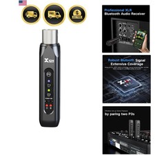 Bluetooth Receiver XLR Wireless Adapter for Speakers PA Systems DJ Equipment picture