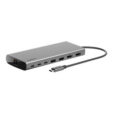 Belkin Connect Universal USB-C 8-in-1 Dual Display Core Hub w Silicon Motion picture