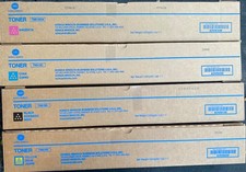 Konica Minolta TN619 Complete Toner Cartridge Set Yellow Magenta Cyan Black picture