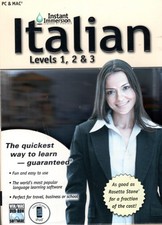 Learn to Speak Italian with Instant Immersion Software Levels 1-3 (BRAND NEW) picture