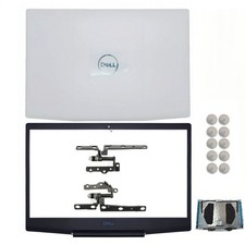 LCD Back Cover Lid Bezel Hinges for Dell G3 15 3590 G3 15 3500 P89F 03HKFN White picture