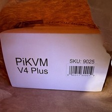 PiKVM V4 Plus KVM Switch Box Black Multiple Connector Types USB RJ45 DC Power picture