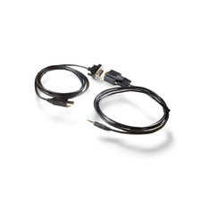 10ft EXLINK Samsung USB Serial Cable DB9 Female to 3.5mm FTDI Chipset Black picture