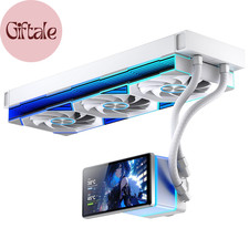 PF360 360mm AIO CPU Liquid Cooler LCD ARGB White for Intel AMD AM5 LGA1851 picture